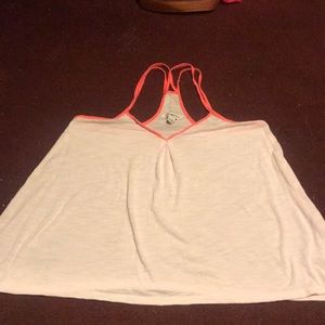 Flowey pink tank top